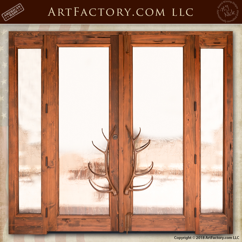 Master Hand Carved Grand Entrance: Fine Art Custom Double Doors