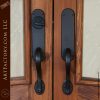 Hand Carved Arched Double Door