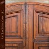 Hand Carved Lion Knocker Arch Door