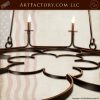 Custom Gothic Candle Chandelier