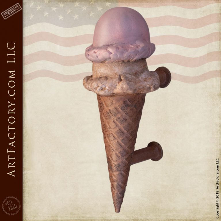 Ice Cream Cone Door Pull Perfect For Any Ice Cream Parlor Or Bakery