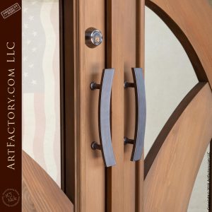 modern Art Deco door handles