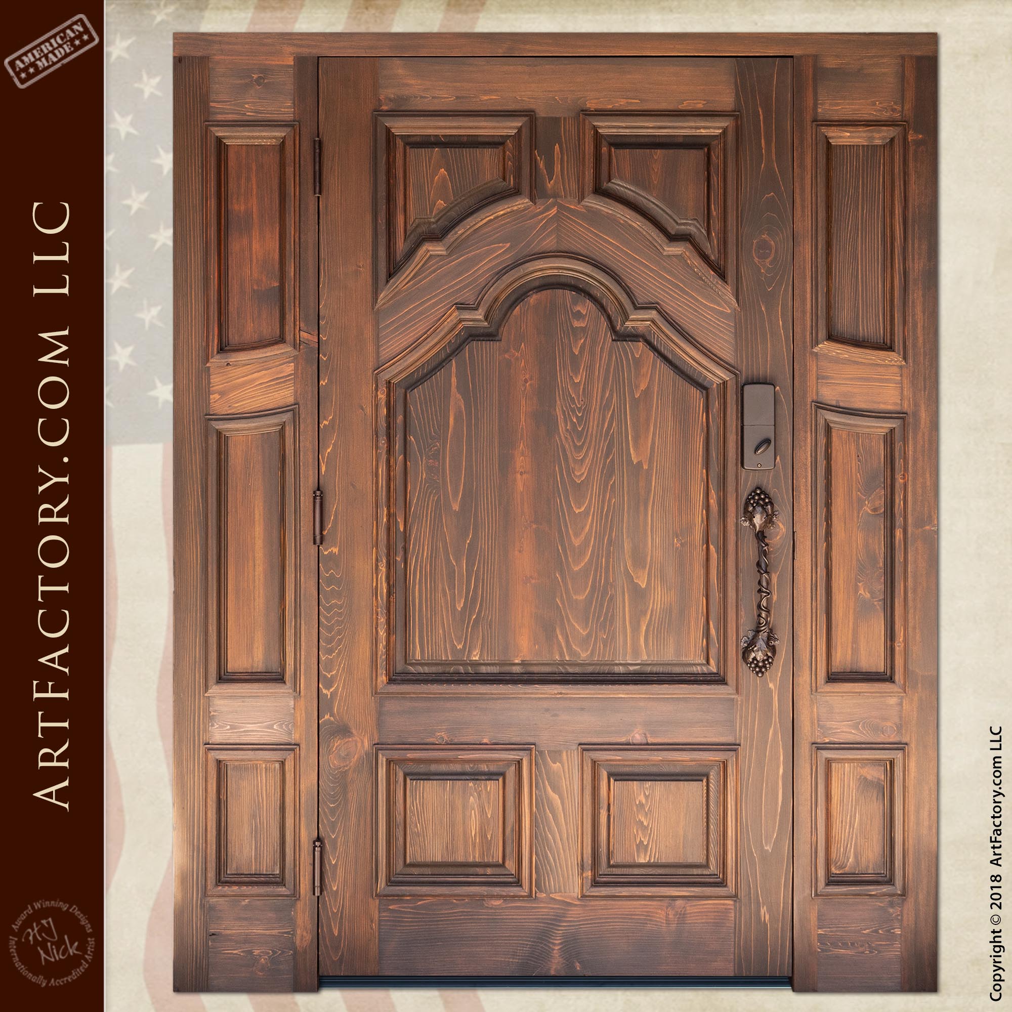 Custom Wood Panel Door