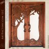 Art Nouveau Hand Carved Door