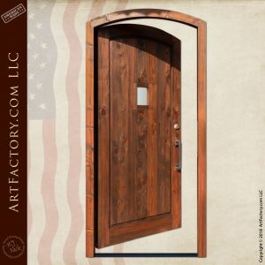 Rustic Wooden Portal Door