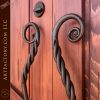 Hand Carved Hawaiian Themed Arch Door