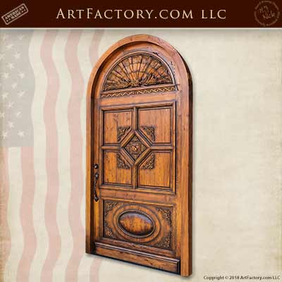 hand carved architectural doors
