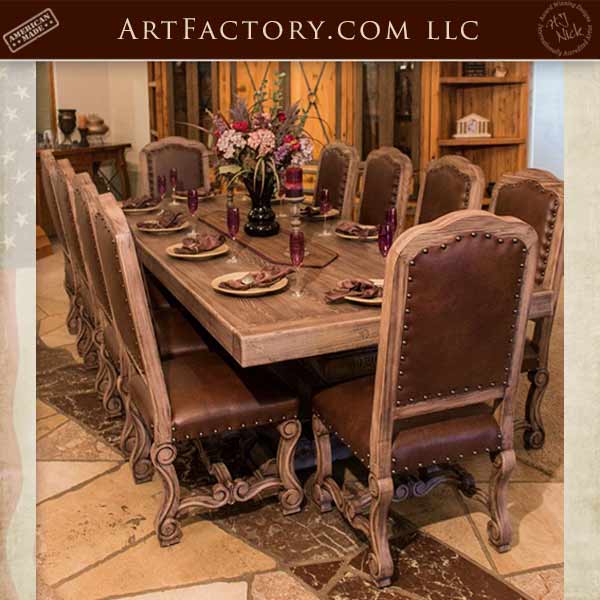 Fine Art Dining Room Tables Chairs Stools, Custom Wood Dining Tables