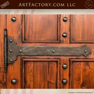 hand forged iron hinges