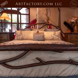 Wrought Iron Birds Nest Nature Themed Luxury Bed Frame