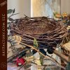 Custom Birds Nest Bed: Blacksmith Forged Wrought Iron Fine Art Furniture