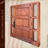Custom 3 Panel Wooden Door