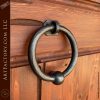 wrought iron ring door knocker