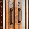 hand forged iron craftsman door handles