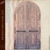 Full Arch Solid Wood Double Doors