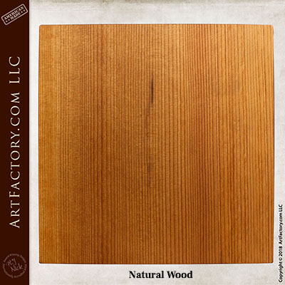 Natural Wood stain sample