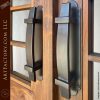 English lodge style door pulls