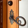 French style lever door handle