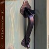 hard forged wrought iron door handle