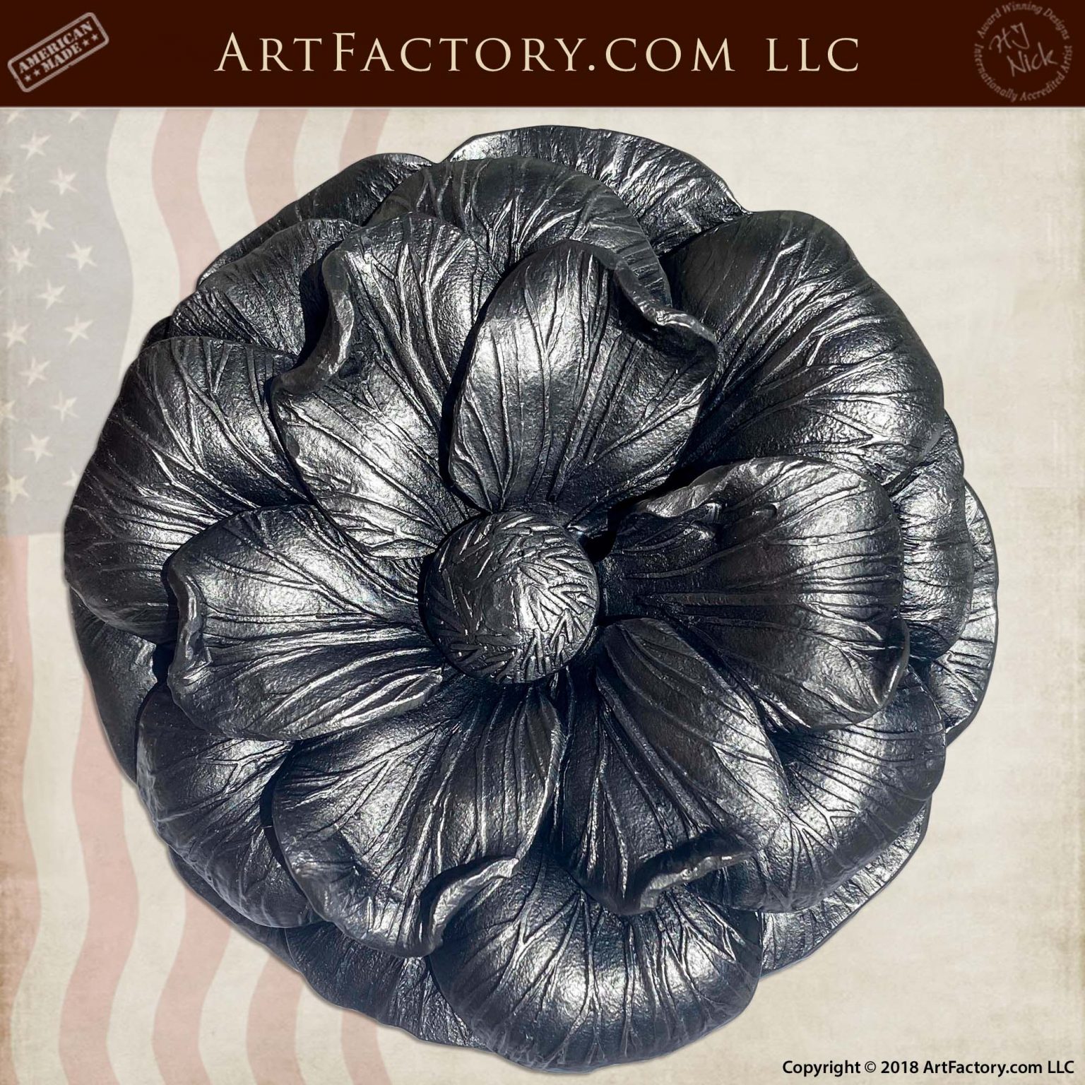 Custom Cattail Door Pull Nature Inspired Hand Hardware Designs