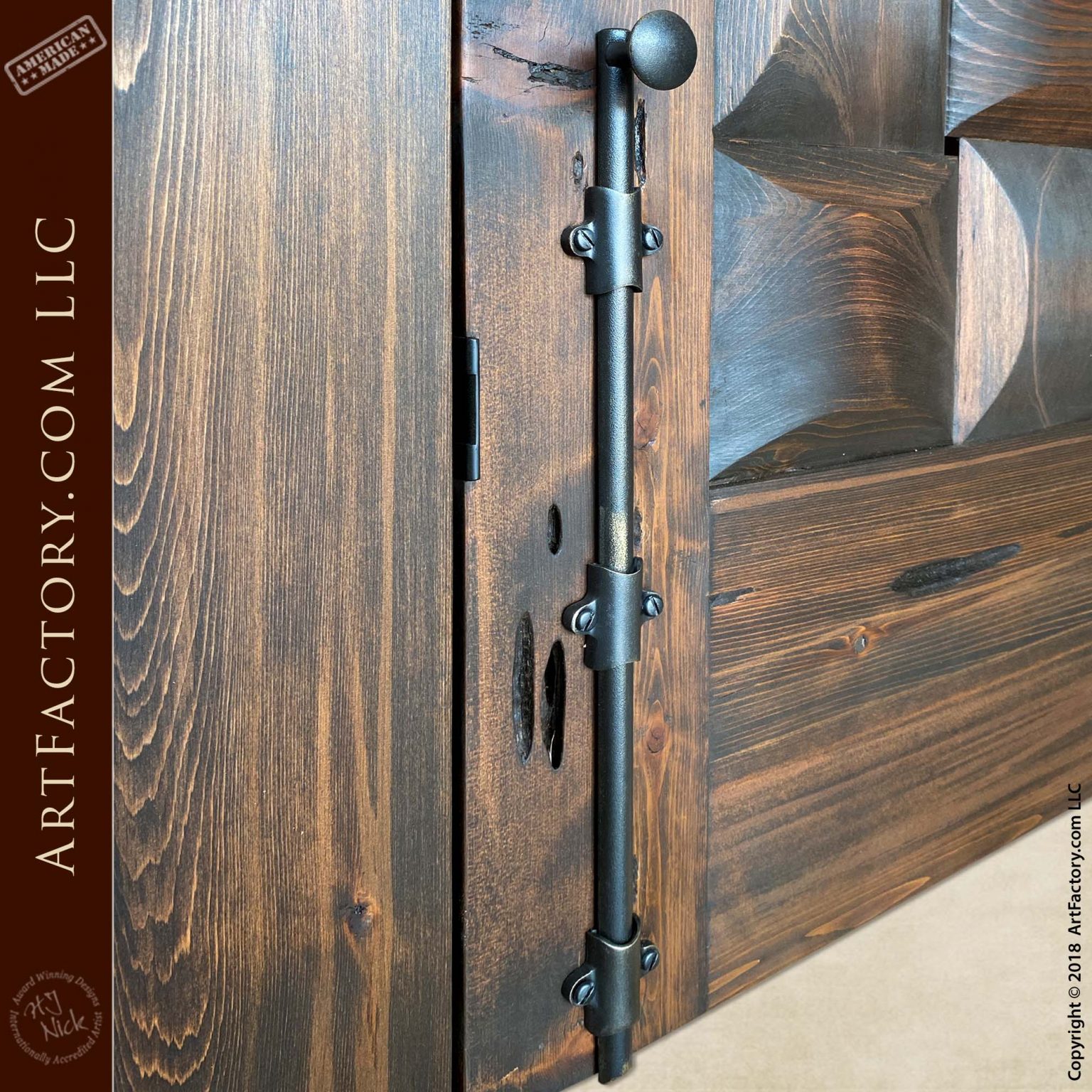 Rustic Basket Weave Double Doors Fine Art Hand Carved Wood Entrance