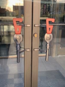 Taphouse 6 door handles installled photo