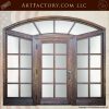 Divided Light Door with Sidelights and Transom