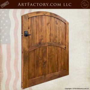 Solid Wood Courtyard Gate