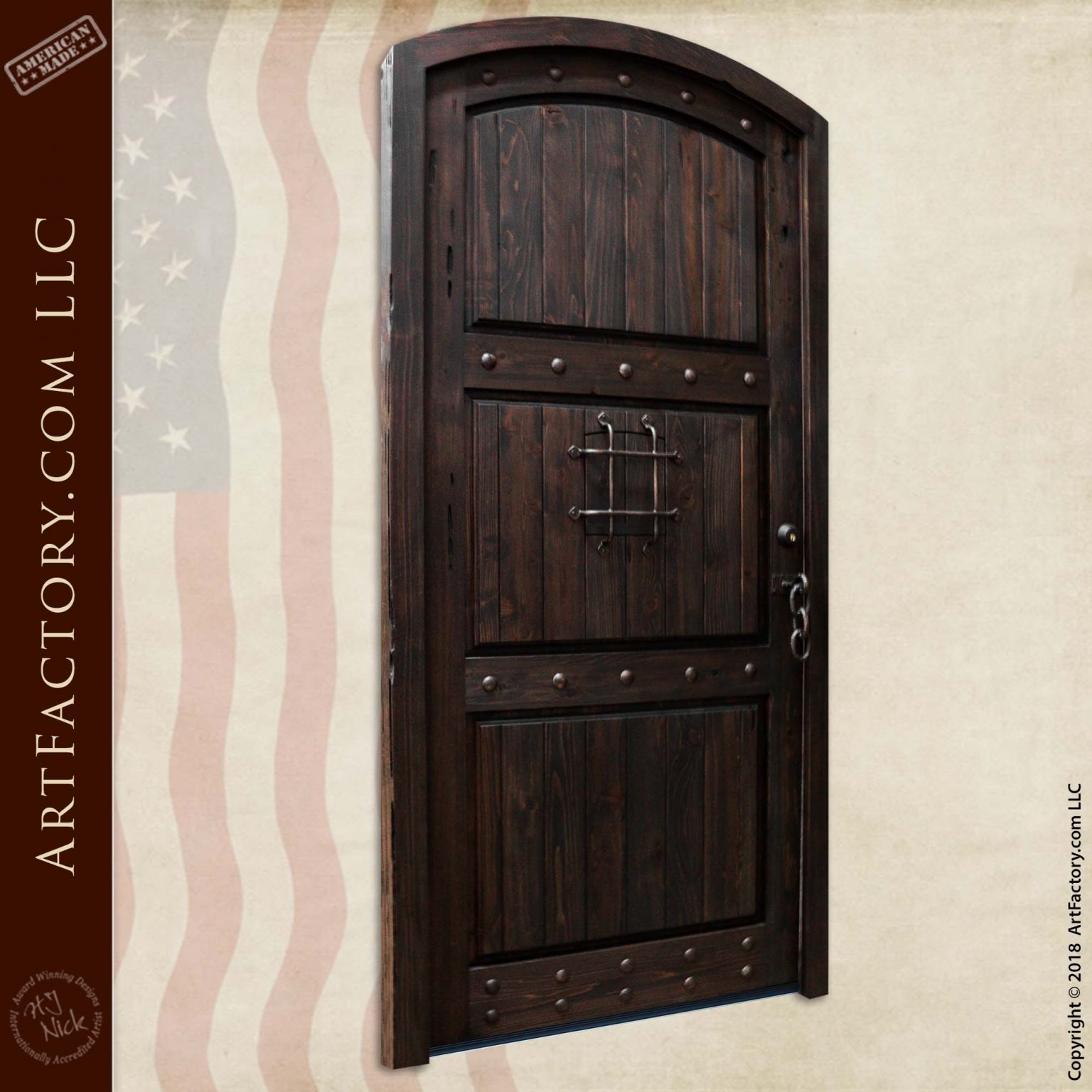 Chain Link Door Pulls Medieval Inspired Blacksmith Hand Iron