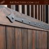 Custom Wood Auto Opening Estate Gate