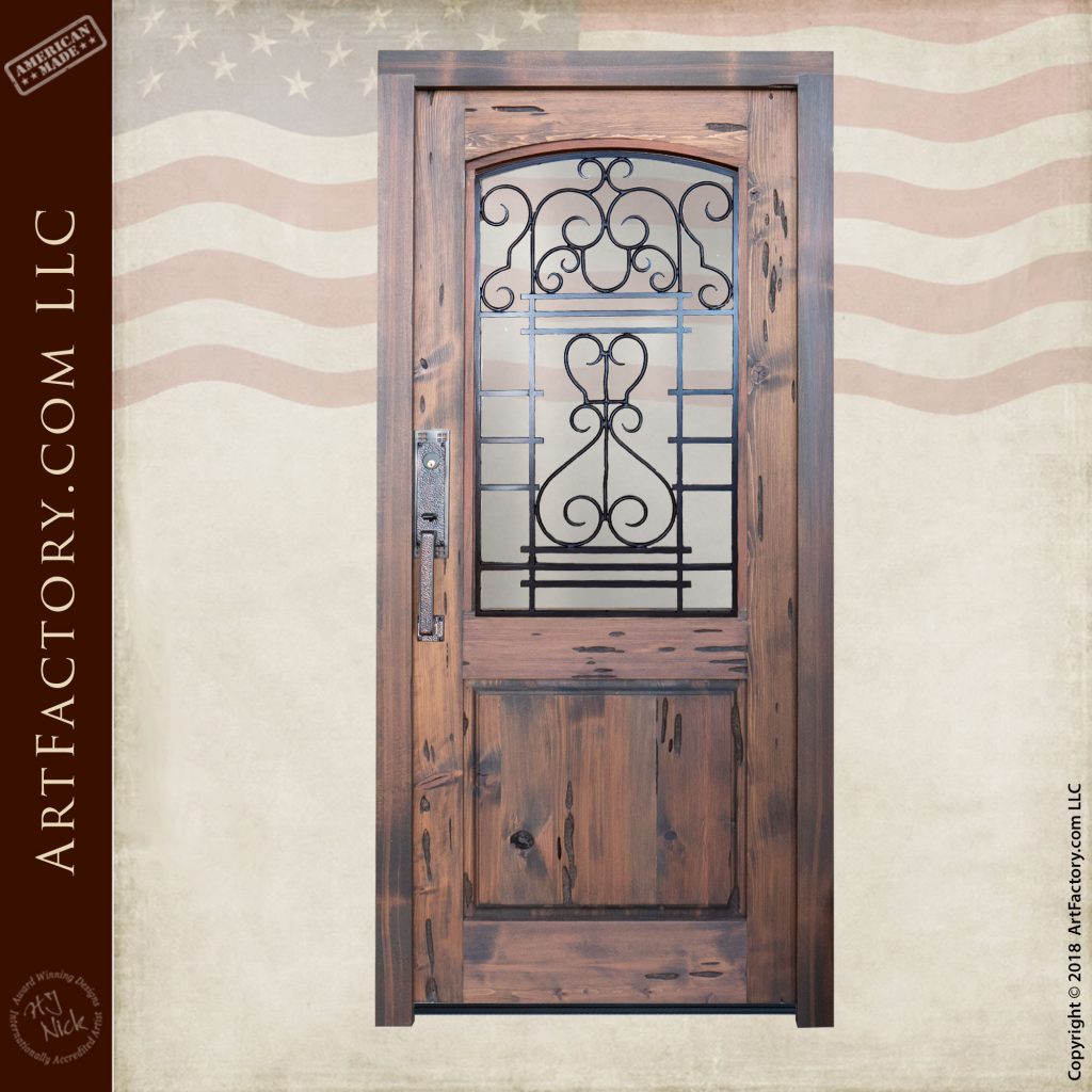 Custom Wood Entry Doors Western Style Doors Scottsdale Art Factory