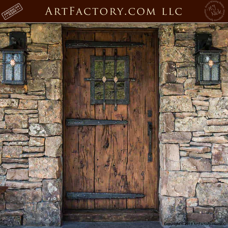 Weathered Wood Craftsman Door