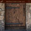 Weathered Wood Craftsman Door middle