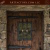Weathered Wood Craftsman Door top