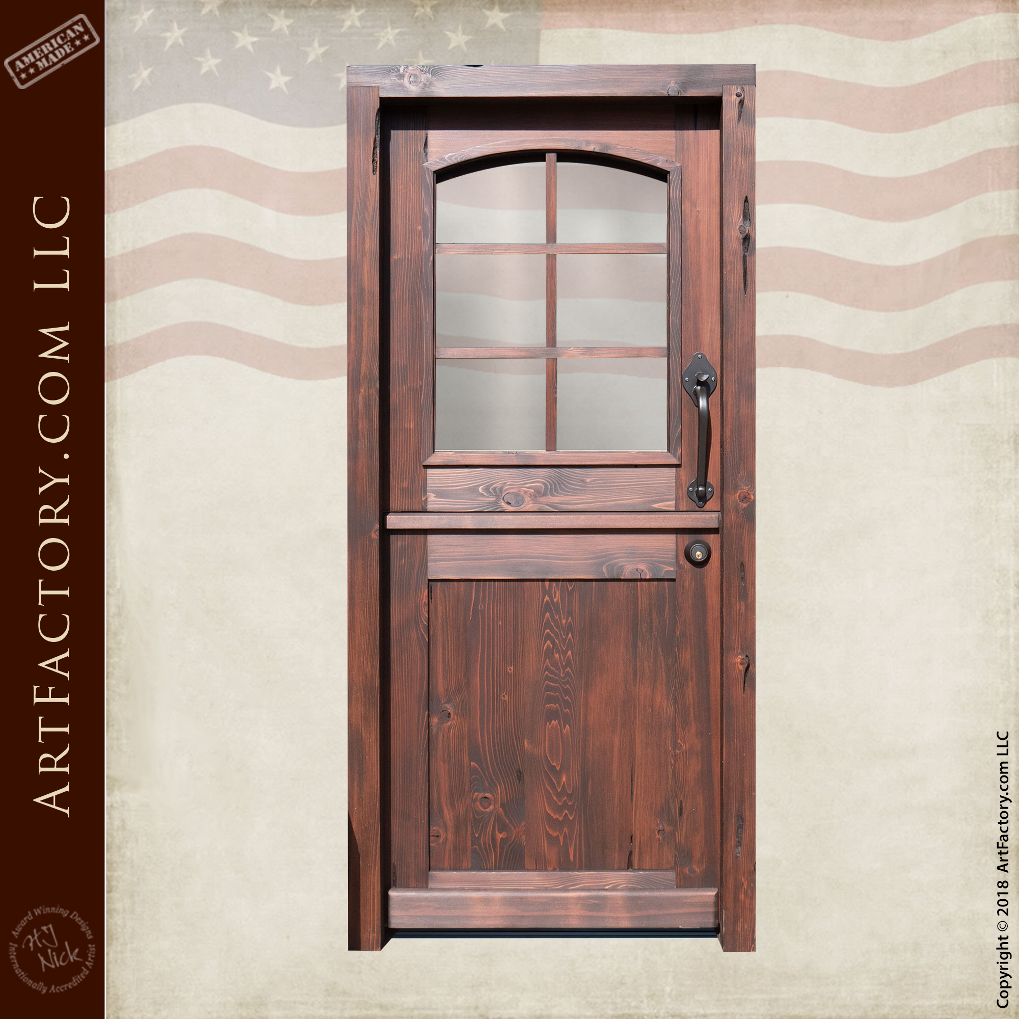Custom Wooden Dutch Door