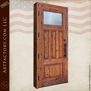 custom scalloped craftsman door back