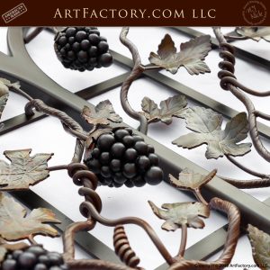 custom fine art grapevine grill up close