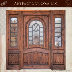 personalized custom grand entrance door