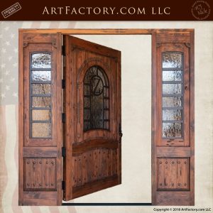 personalized custom grand entrance door open position