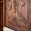 Solid Custom Wooden Tree of Life Door
