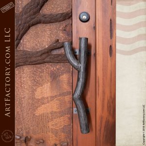 oak tree door handle