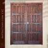 New Custom Wooden Double Door Silber