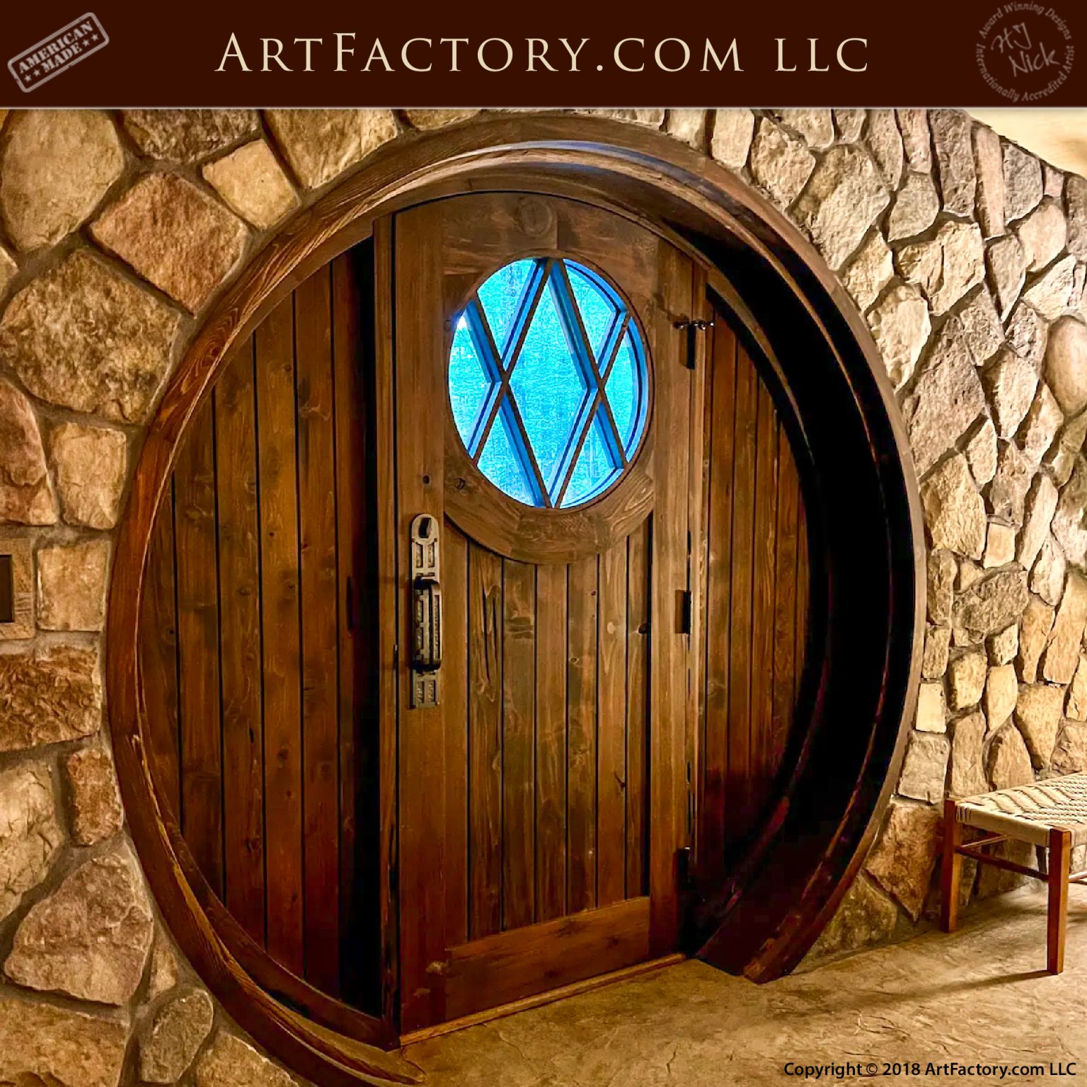 8 Panel Custom Door Contemporary Fine Art Solid Wood Entrance