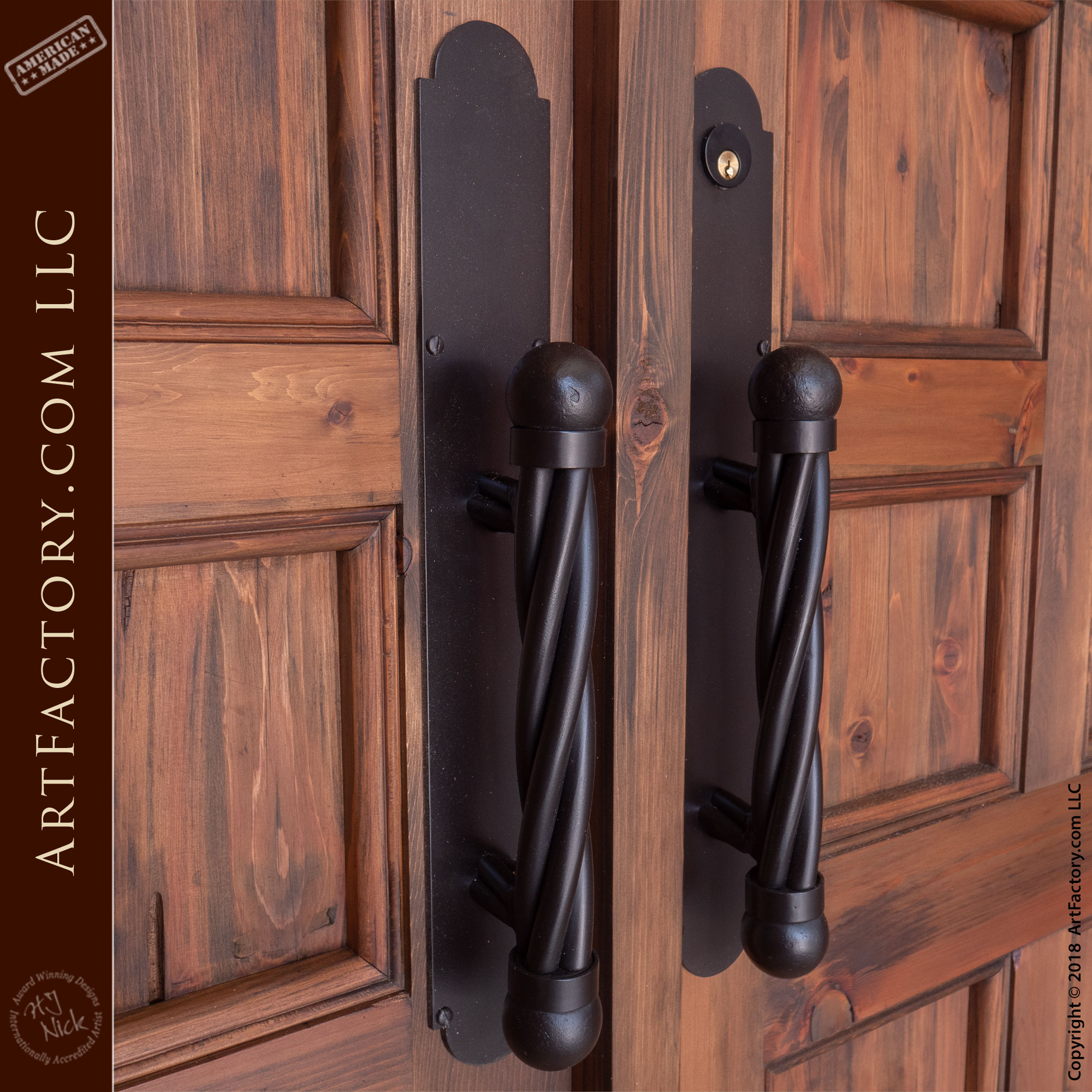 Large Custom Wooden Double Door Anello