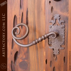 French lever style door handle