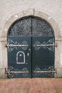 medieval castle door