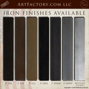 Iron Finishes Available