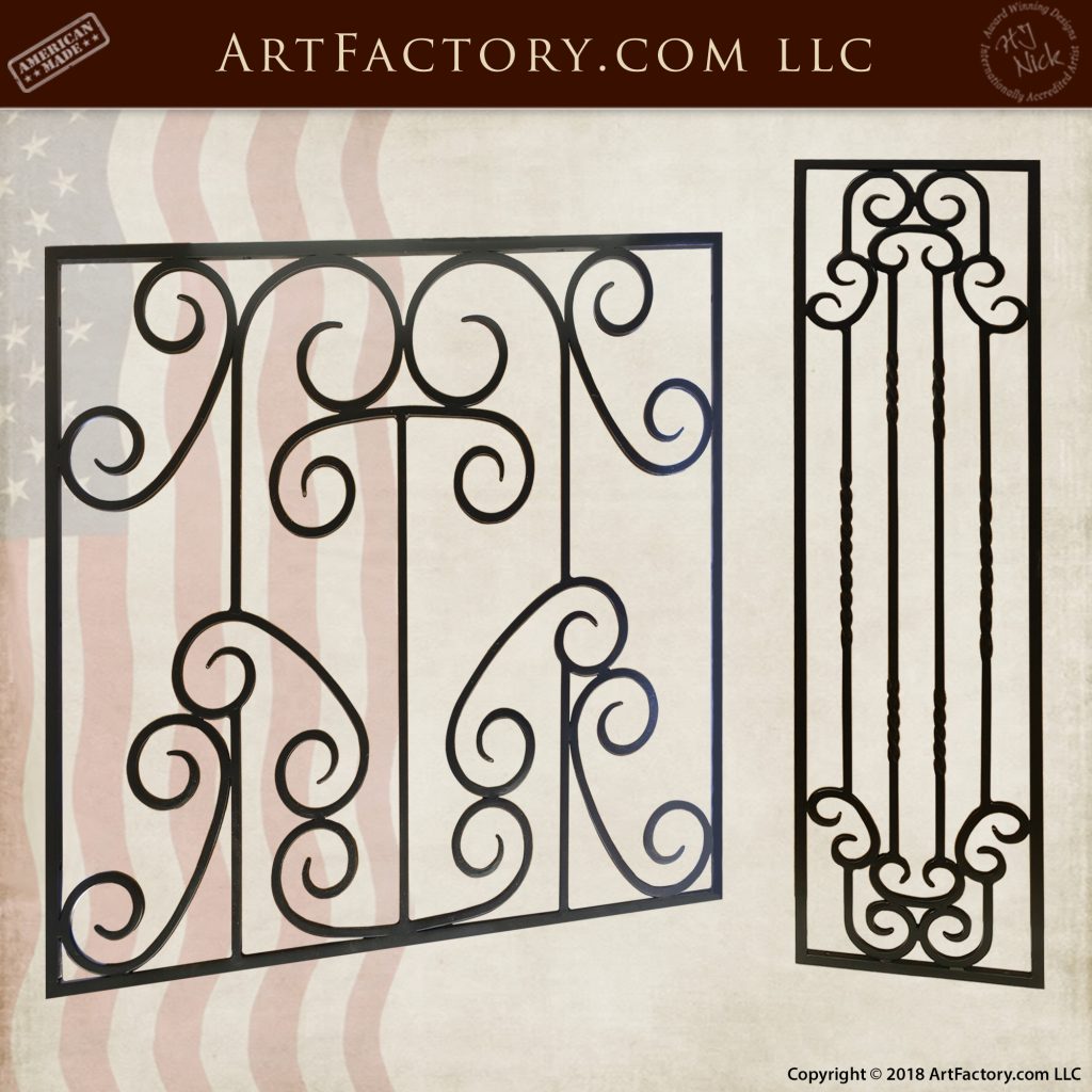 Door Grills: Custom Decorative Wrought Iron Security Grills