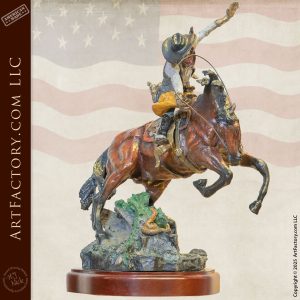 Backlash: A Fine Art Bronze Tribute to the Untamed American West - WWB1865