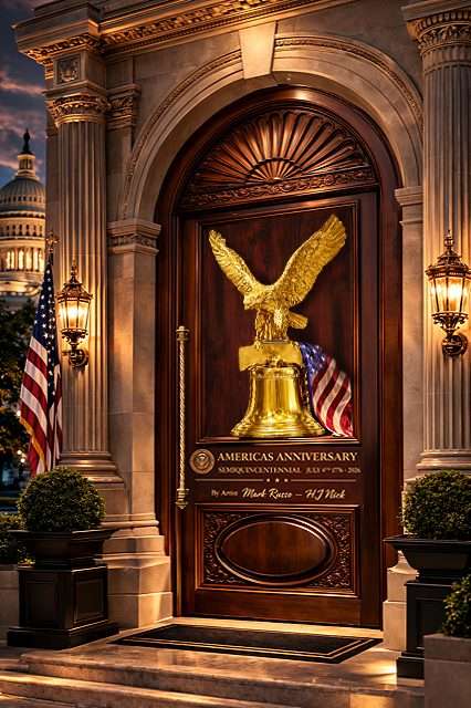 The America's Anniversary Door - AA1776-2026